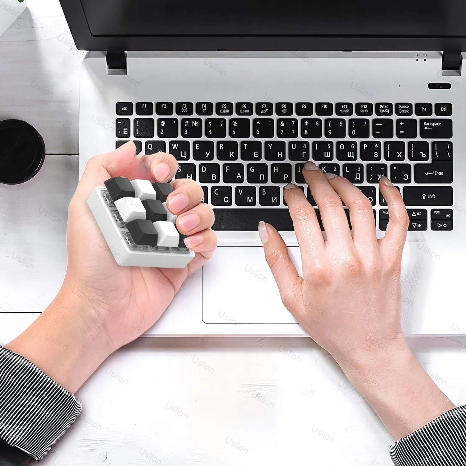 Keyboard Fidget Keychain Switch Tester Stress Toy