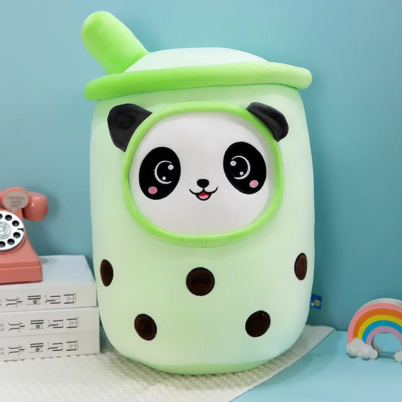 Plush Boba Bubble Tea Stuffed Toy - 25cm L