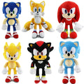 Plush Sonic Plush Toy The Hedgehog Sonic Knuckles Tails Stuffed Toy - 30cm