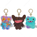 Plush Fuggler Ugly Monsters Teeth Plush Keychain Pendant Toy 3pcs 6