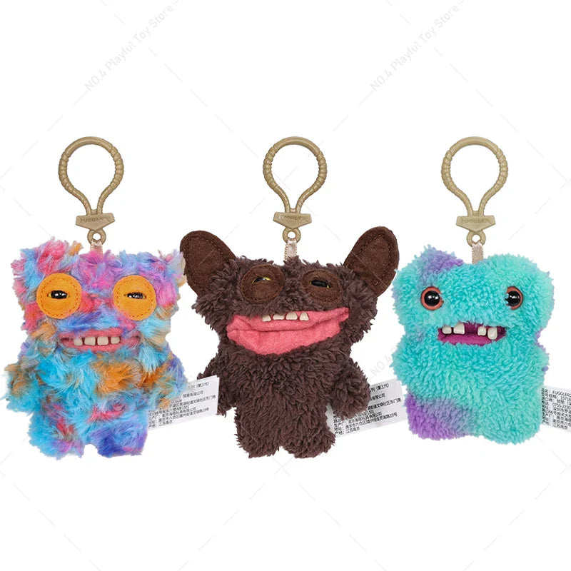 Plush Fuggler Ugly Monsters Teeth Plush Keychain Pendant Toy 3pcs 6