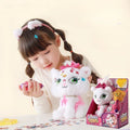 Shimmer Stars Plush Cat Stuffed Toy
