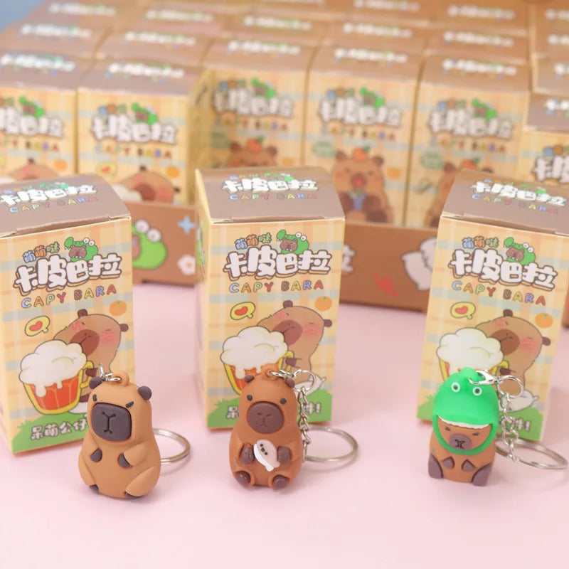 Capybara Blind Box Keychains