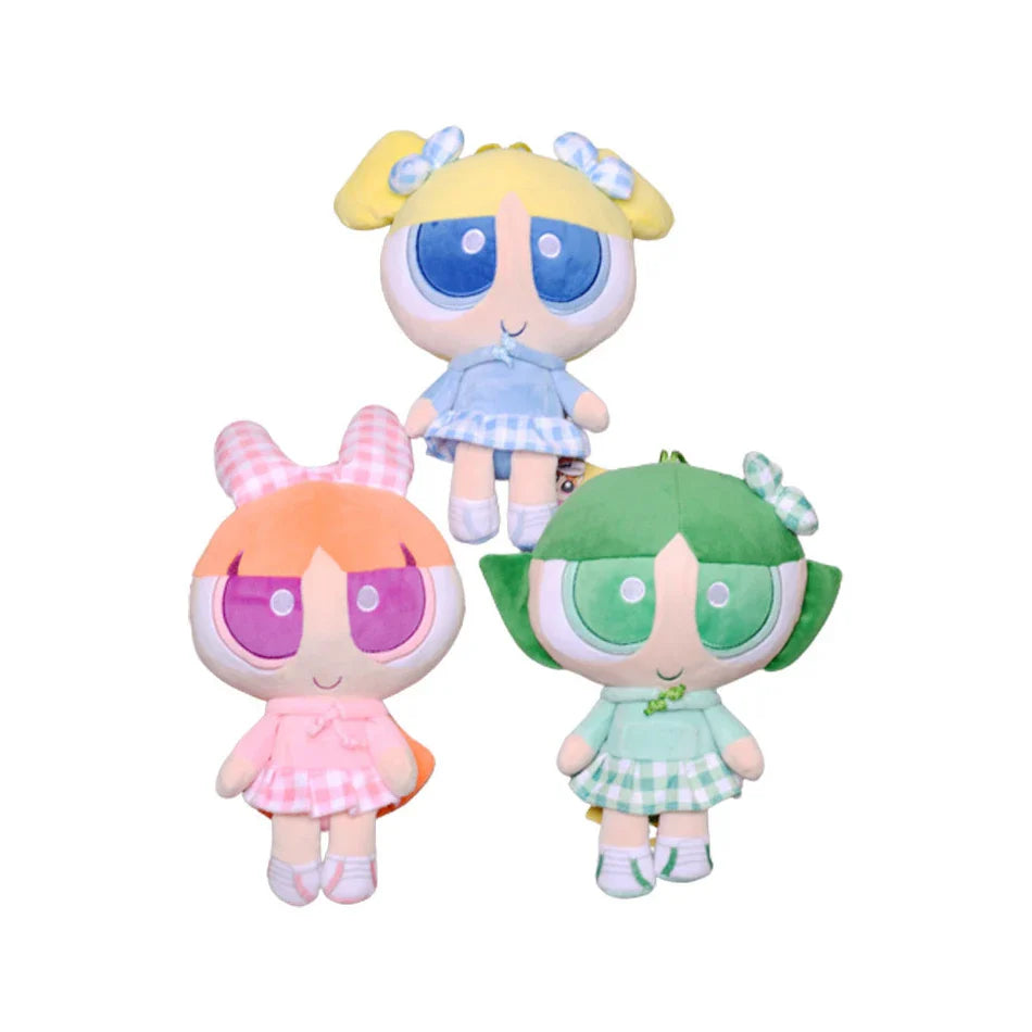 Plush Powerpuff Girls Stuffed Toy 10 -20cm 20cm A 3pcs