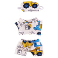 Mini Doll's Accessories Set For Labubu Doll Bed+Quilt+Pillow Pajamas Sleeping Bag Dollhouse Toys XM2223
