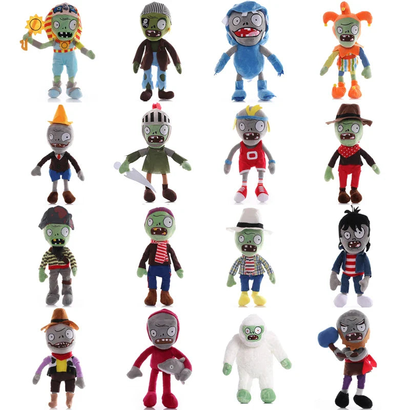 Plush Plants vs Zombie Stuffed Toys - 30cm