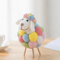 Plush Mini Felt Sheep Stuffed Toy 11-16cm D 9 x 9 x 14cm