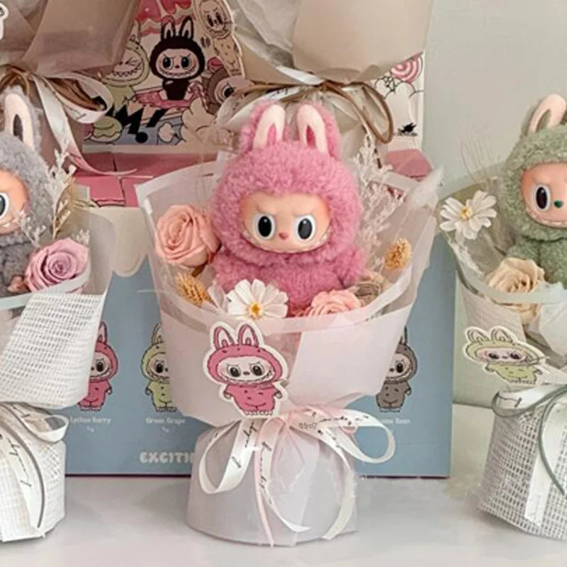 Plush Labubu Doll Flower Gift Bouquet 1
