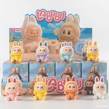 The Monsters Labubu Time to Chill & Lazy Yoga Vinyl Plush Dolls by Pop Mart
