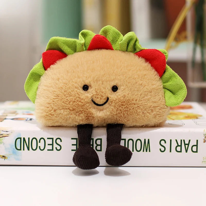 Cute Plush Croissant Toast Bread Stuffed Toy - 16-28cm 18cm