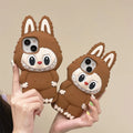 Labubu Soft Silicone Phone Cases For iPhone 16 15 Pro Max 12 13 14 Plus