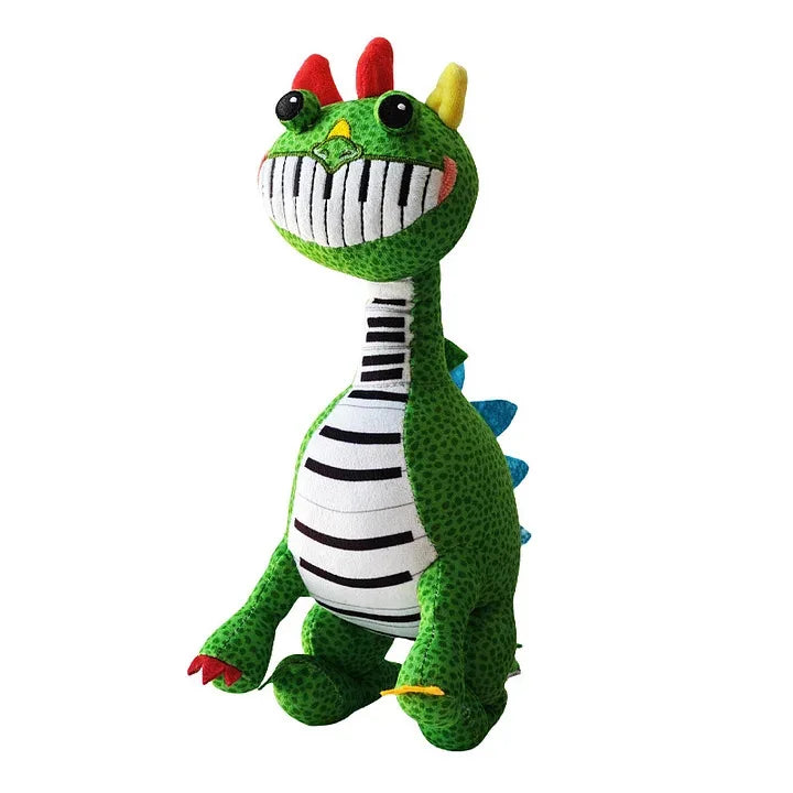 Pianosaurus Game Time Nightmare Critters Game Periphery Piano Dinosaur Plush PP Cotton Model Kawaii Ornament Birthday Gifts Toys D - 25CM