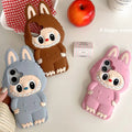 Labubu Soft Silicone Phone Cases For iPhone 16 15 Pro Max 12 13 14 Plus