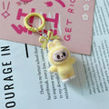 Labubu Keychain Doll Pendant Charms yellow