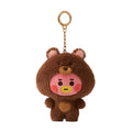 Zoo Series Plush Doll Keychain - 10cm tata
