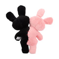 Plush Horrific Two-headed Skull Rabbit Stuffed Toy - 30cm