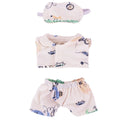 Mini Doll's Accessories Set For Labubu Doll Bed+Quilt+Pillow Pajamas Sleeping Bag Dollhouse Toys XM2226