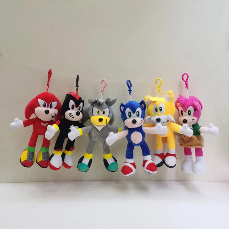 Plush Keychain Sonic The Hedgehog Stuffed Toy - 15cm