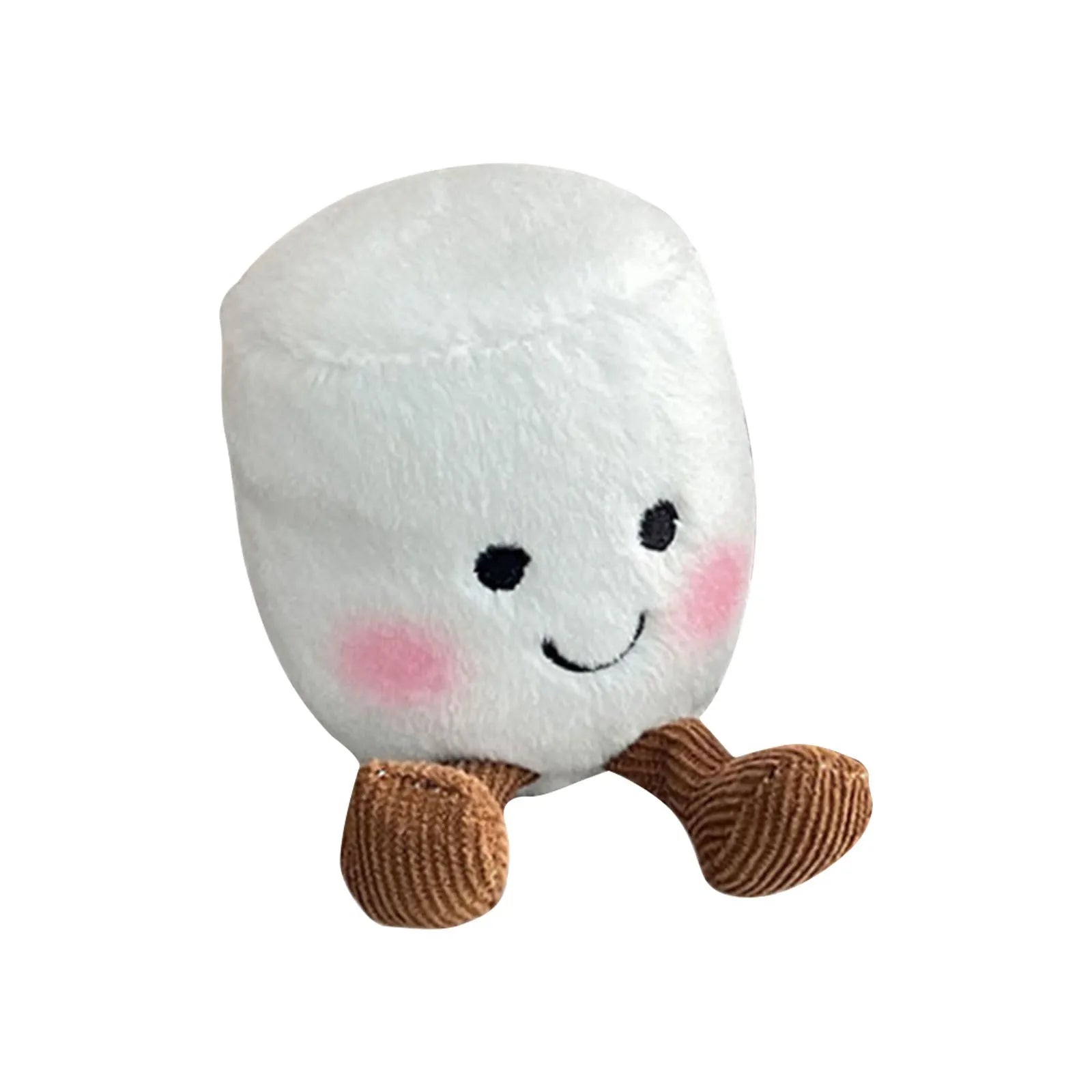 Plush Boiled Eggs Groom Pickles Marshmallows Stuffed Toy B