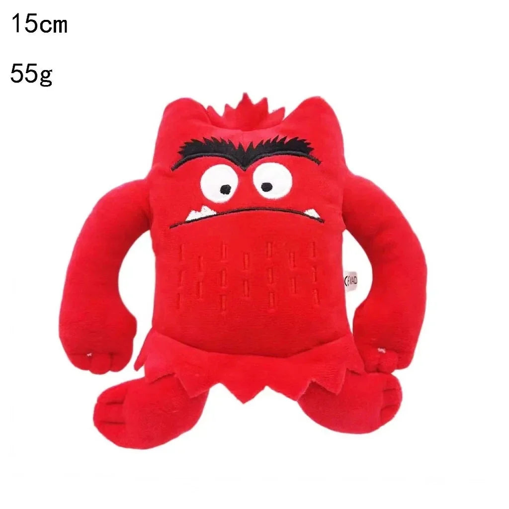 Plush The Color Monster Stuffed Toy - 15cm (6 Pack) Multi 15cm