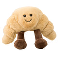 Cute Plush Croissant Toast Bread Stuffed Toy - 16-28cm
