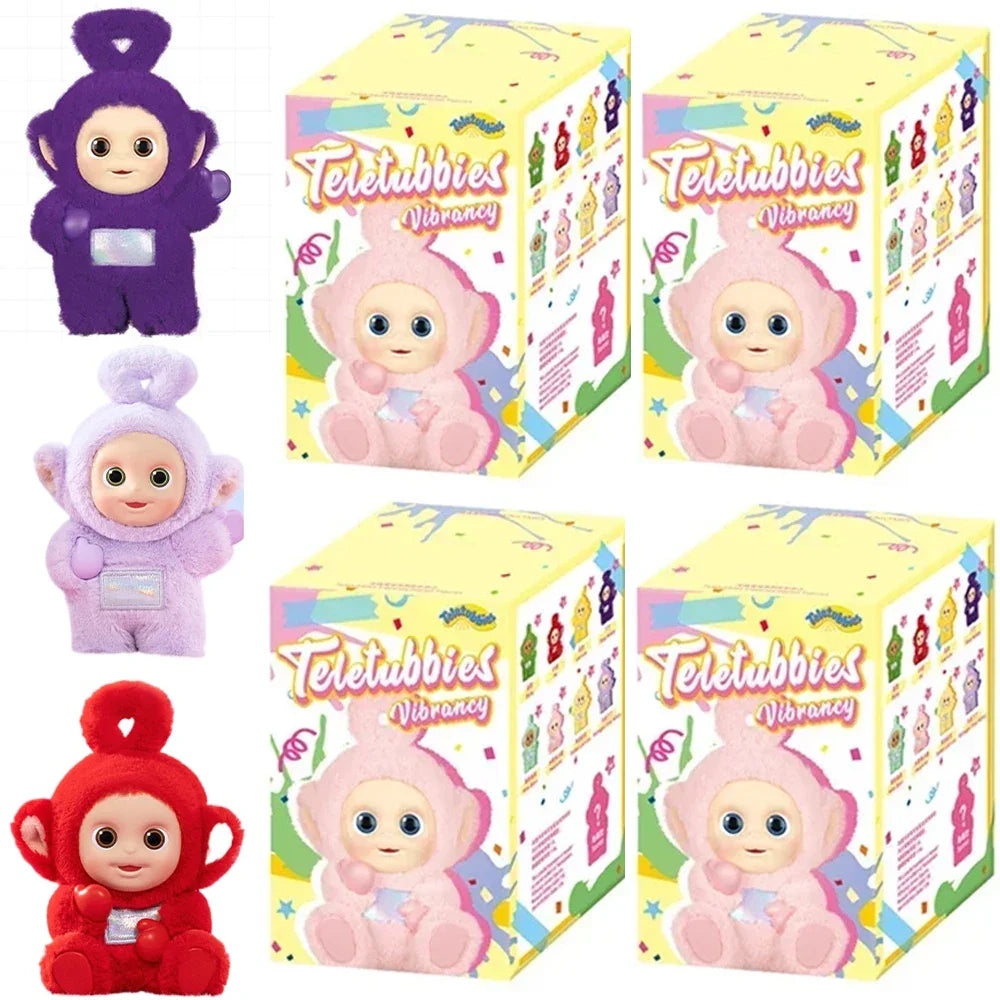 Teletubbies Vibration Series Blind Box Toy Antenna Baby Mystery Box Action Pendant Doll Mistery Box Doll Model Surprise Gift