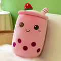 Plush Boba Bubble Tea Stuffed Toy - 25cm O