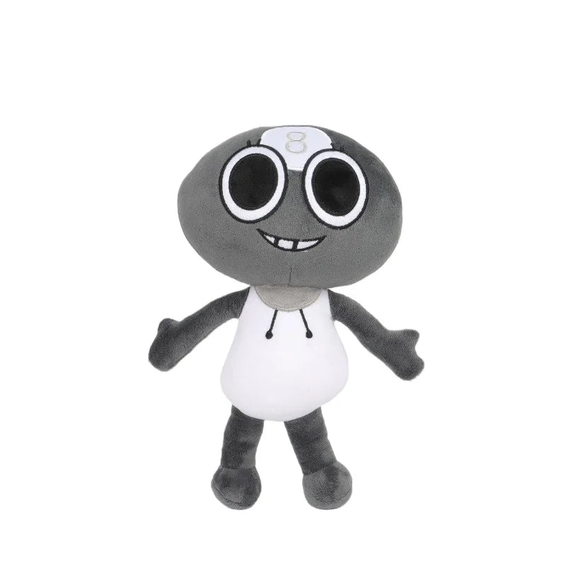 Stuffed Dandy's World Pebble Plush Plush Toy Gray