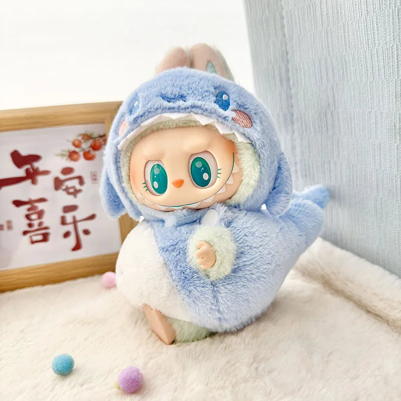Clothes For Labubu Doll Bee Dinosaur Shark Accessories - 15-17cm 03