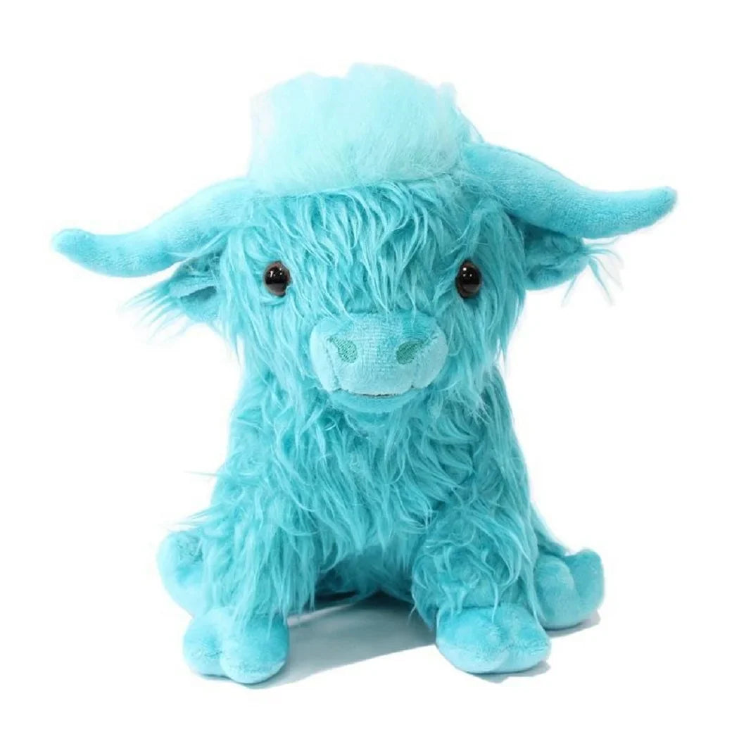 Plush Cute Highland Cow Stuffed Toy - 25cm 25cm D