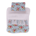 Mini Doll's Accessories Set For Labubu Doll Bed+Quilt+Pillow Pajamas Sleeping Bag Dollhouse Toys XM2445
