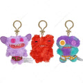 Plush Fuggler Ugly Monsters Teeth Plush Keychain Pendant Toy 3pcs 3