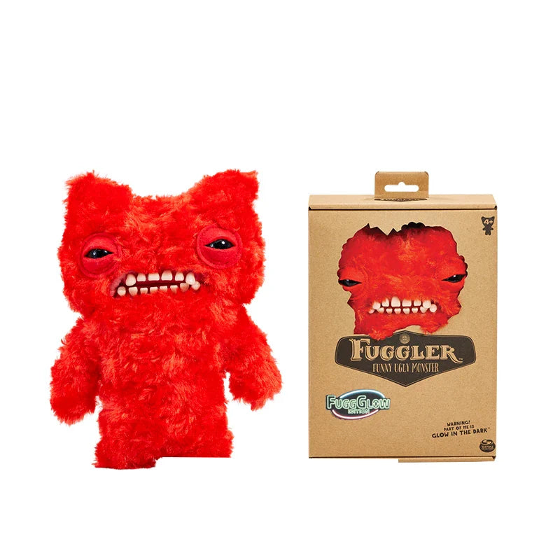 Plush Fuggler Teeth Monster Stuffed Toy Orange