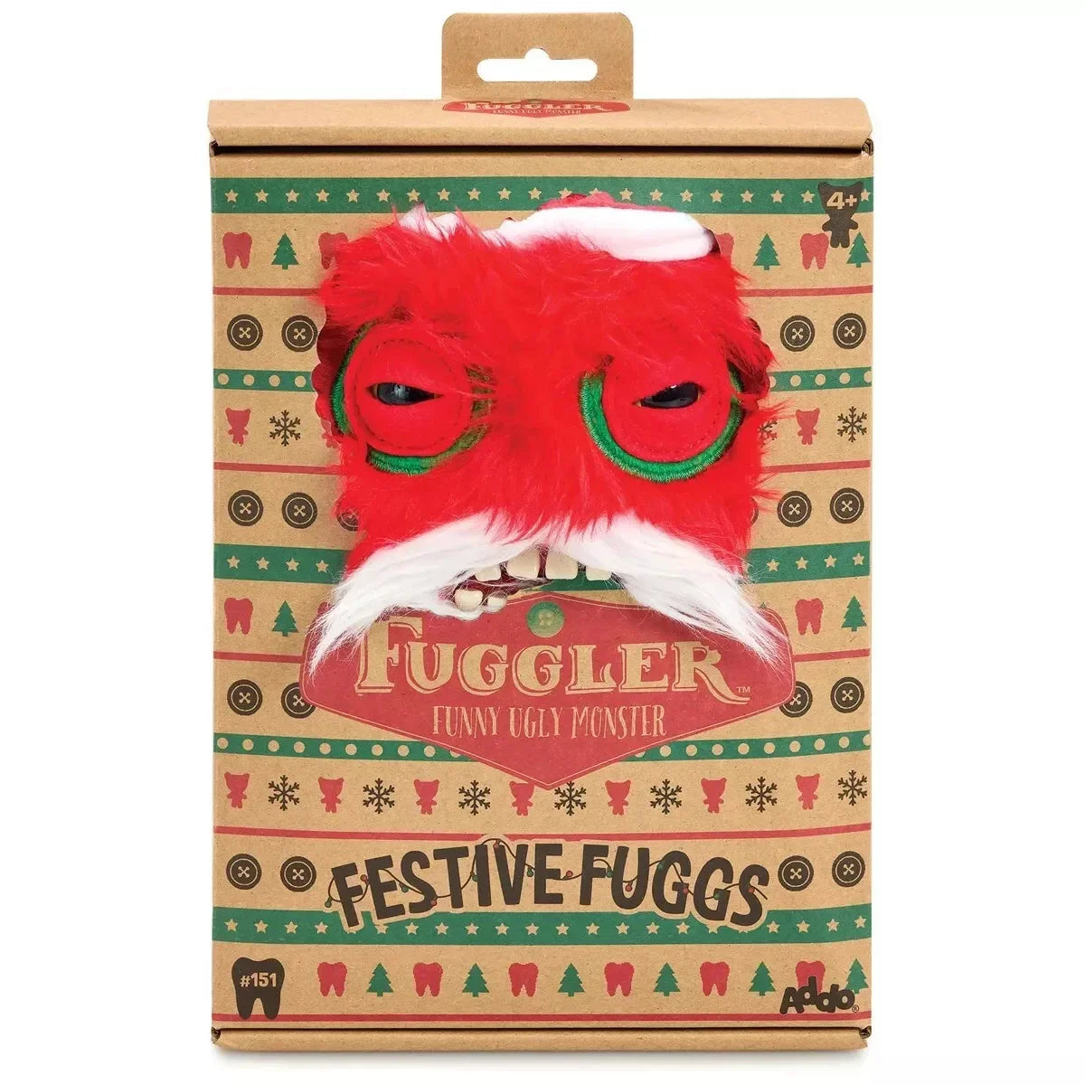 Fuggler Gremlins Edition Ugly Monster Stuffed Toy White