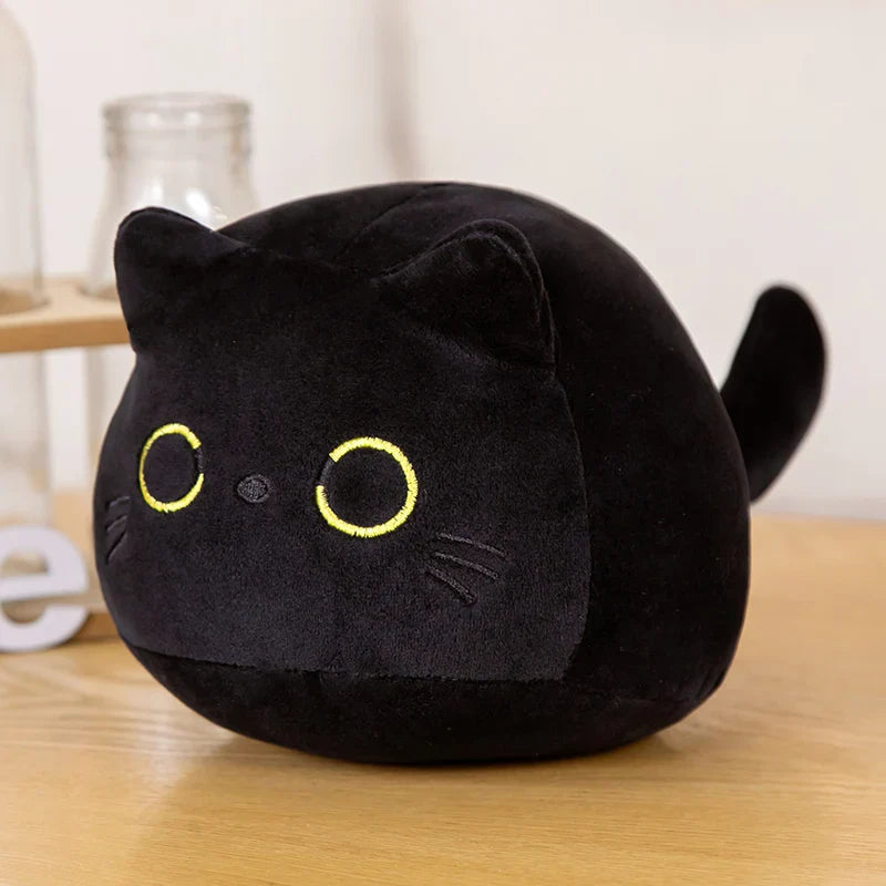 Plush Black Cat Stuffed Toy 9-70cm Black
