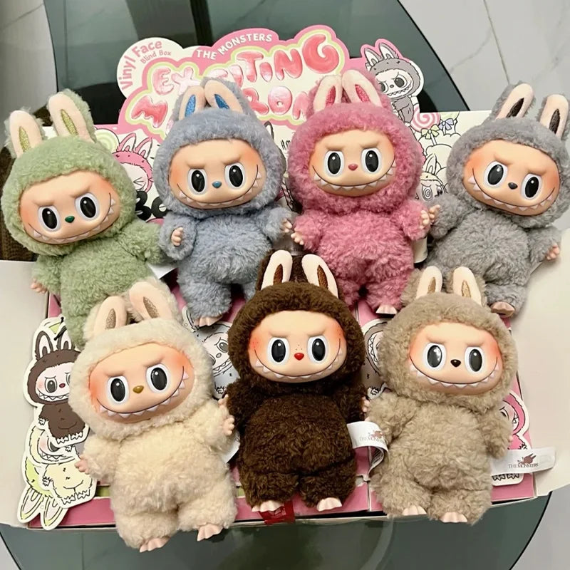 Labubu The Monsters Sit-Down Party First and Second Generation mPlush Doll - 17cm