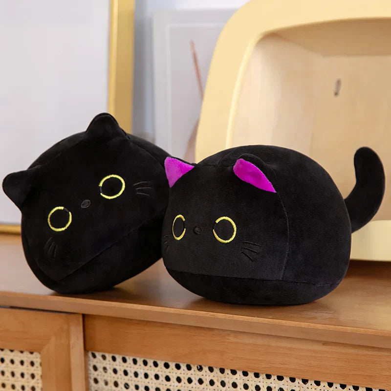 Plush Black Cat Stuffed Toy 9-70cm