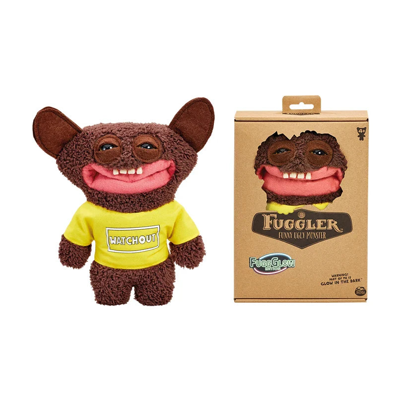 Plush Fuggler Teeth Monster Stuffed Toy Yellow