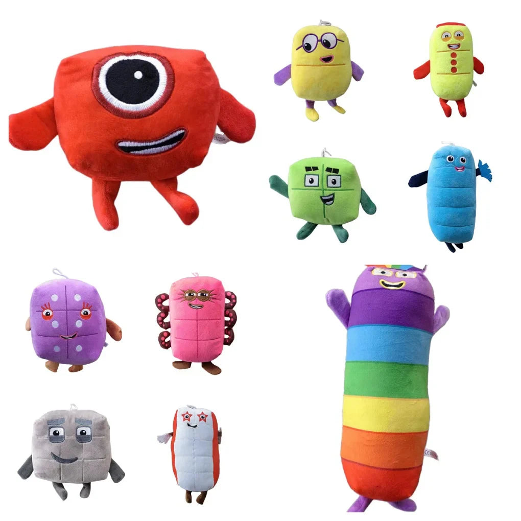 (10 Pack) Plush Numberblocks Stuffed Toy - 14-28cm