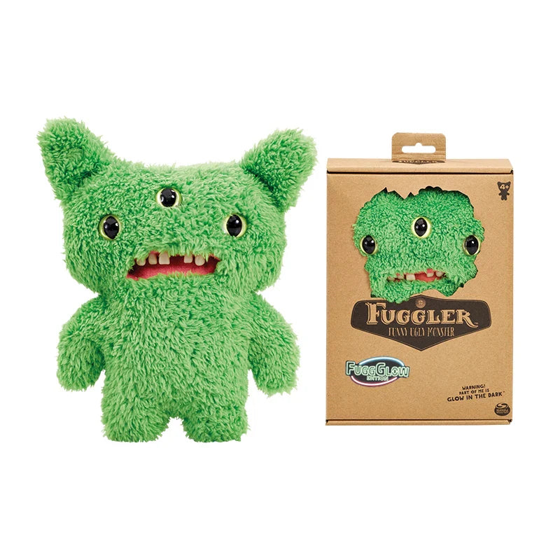 Plush Fuggler Teeth Monster Stuffed Toy Green