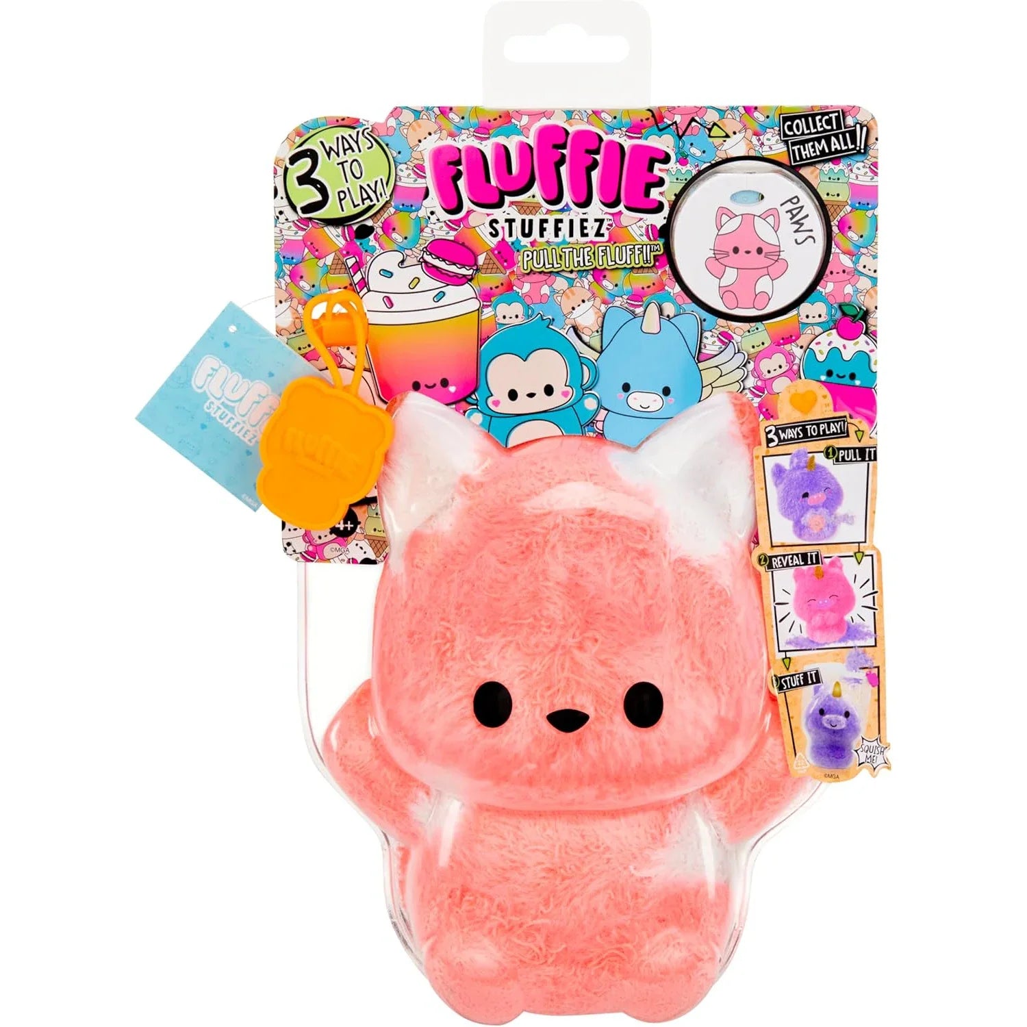 Plush Fluffie Stuffiez Collectible Stuffed Toy Black