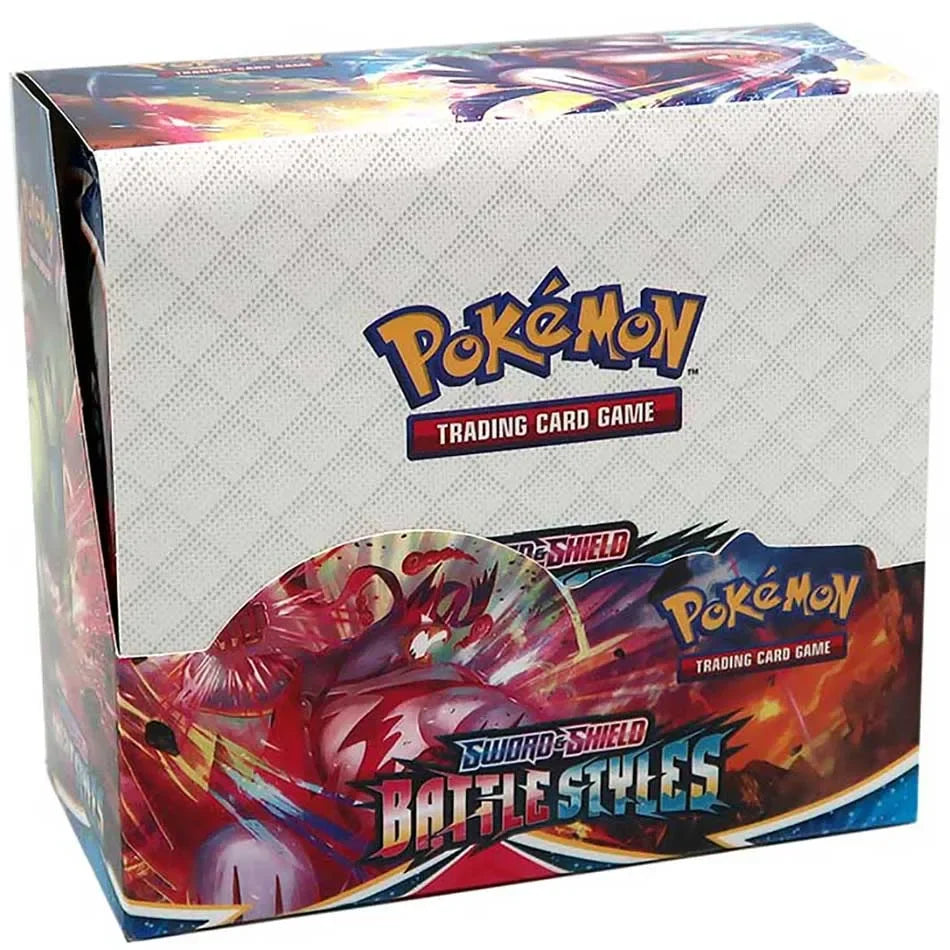 324pcs Pokemon TCG: Sword & Shield-Fusion Strike Booster Display Box (36 Packs) Clear