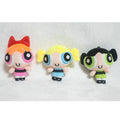 Plush Powerpuff Girls Stuffed Toy 10 -20cm 10cm 3pcs