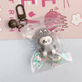 Labubu Keychain Doll Pendant Charms D brown