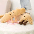 Cute Plush Croissant Toast Bread Stuffed Toy - 16-28cm