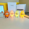 Labbubu Adorable Cartoon Plush Night Light - Soft Glow Bedside Companion for Sleep Guardian of Every Night Ideal Birthday Gift