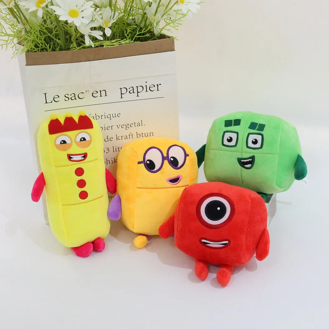 (10 Pack) Plush Numberblocks Stuffed Toy - 14-28cm