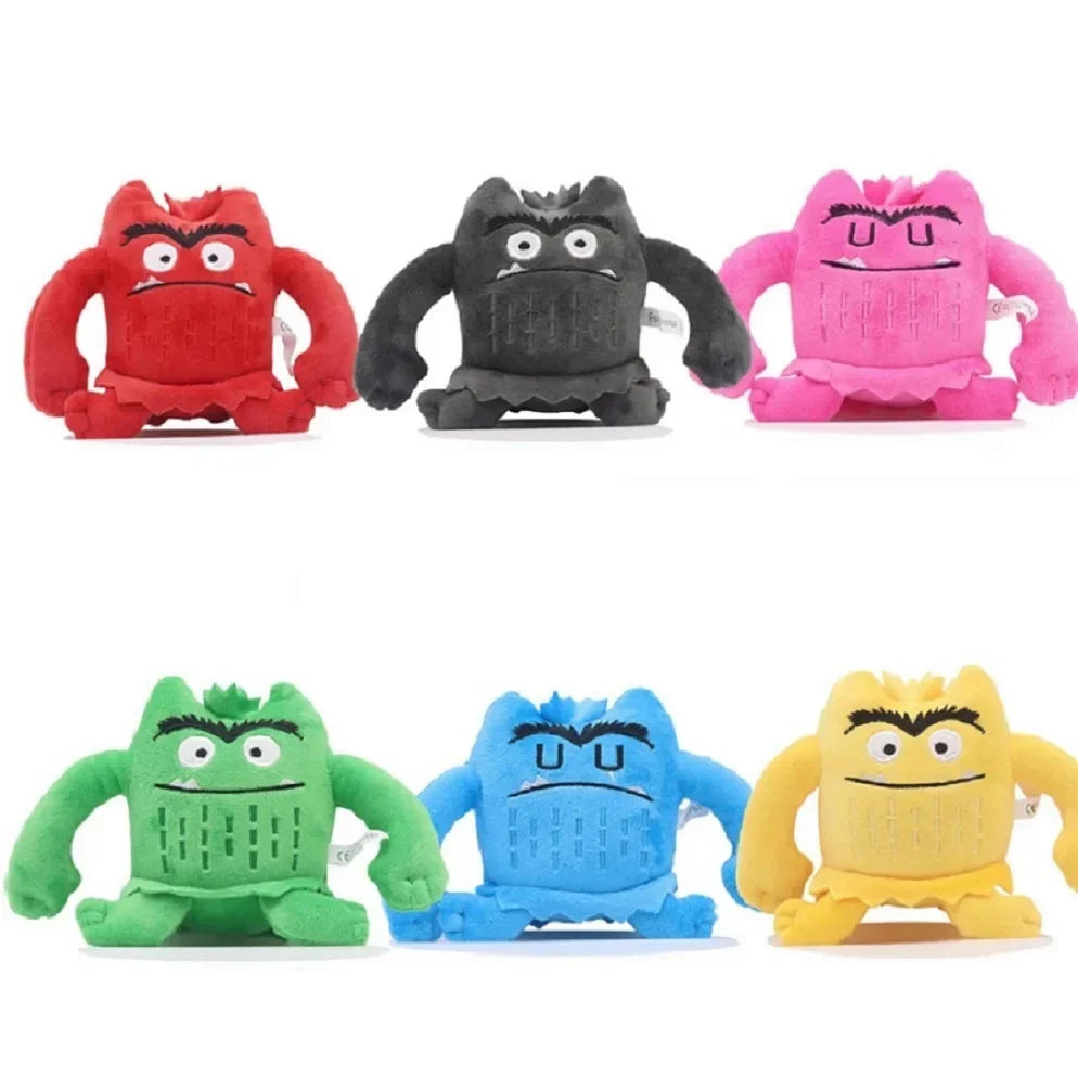Plush The Color Monster Stuffed Toy - 15cm (6 Pack) Multi 15cm