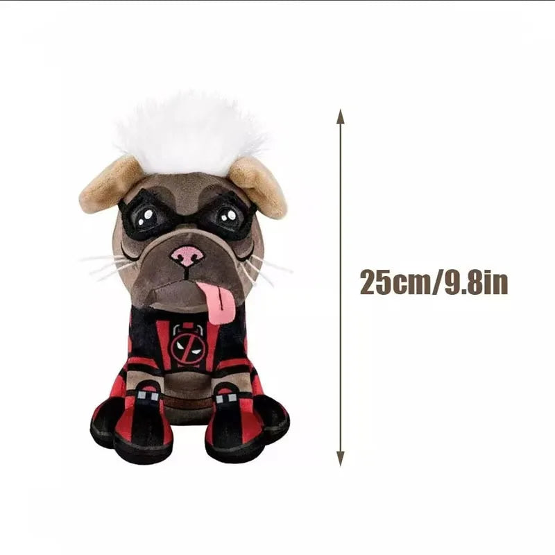 Plush Dogpool Stuffed Toy - 25cm Brown