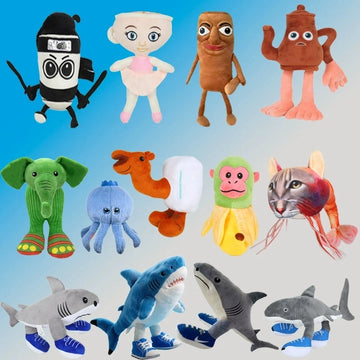 Italian Brainrot Plush Toy – Tung Tung Sahur or Tralalero Tralala | Meme Stuffed Toy | 30cm